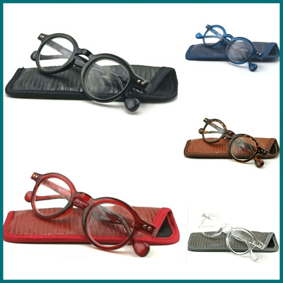 Lesebrille Herren Damen Sehbrille rund rund abgestuft 1,5 2,5