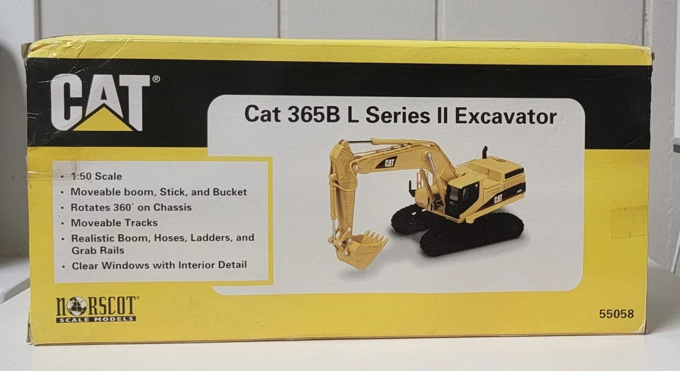 Norscot 1:50 Scale Caterpillar CAT 365B L Series II Excavator # 55058 - Image 3 of 4