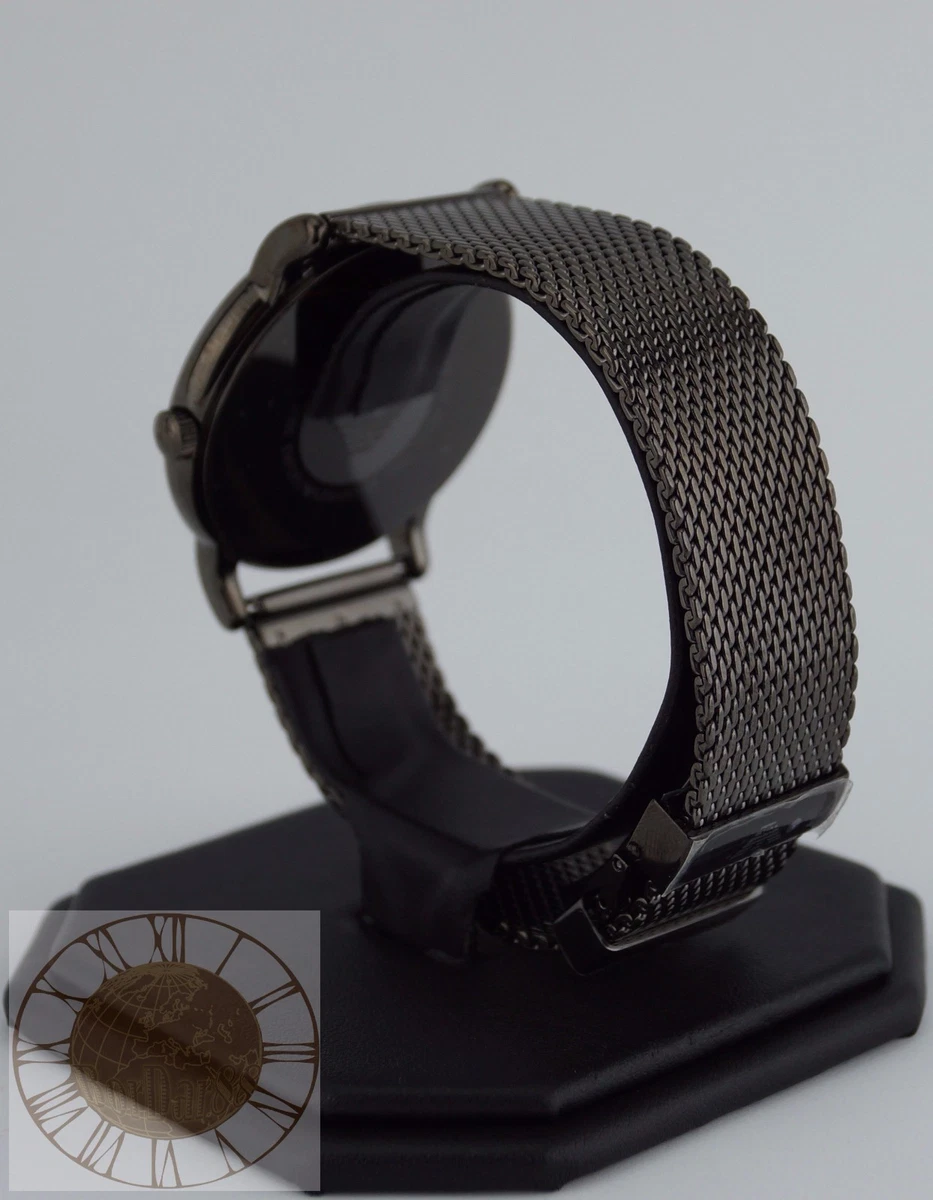 Emporio Armani Men s Luigi Stainless Steel Mesh Bracelet Watch
