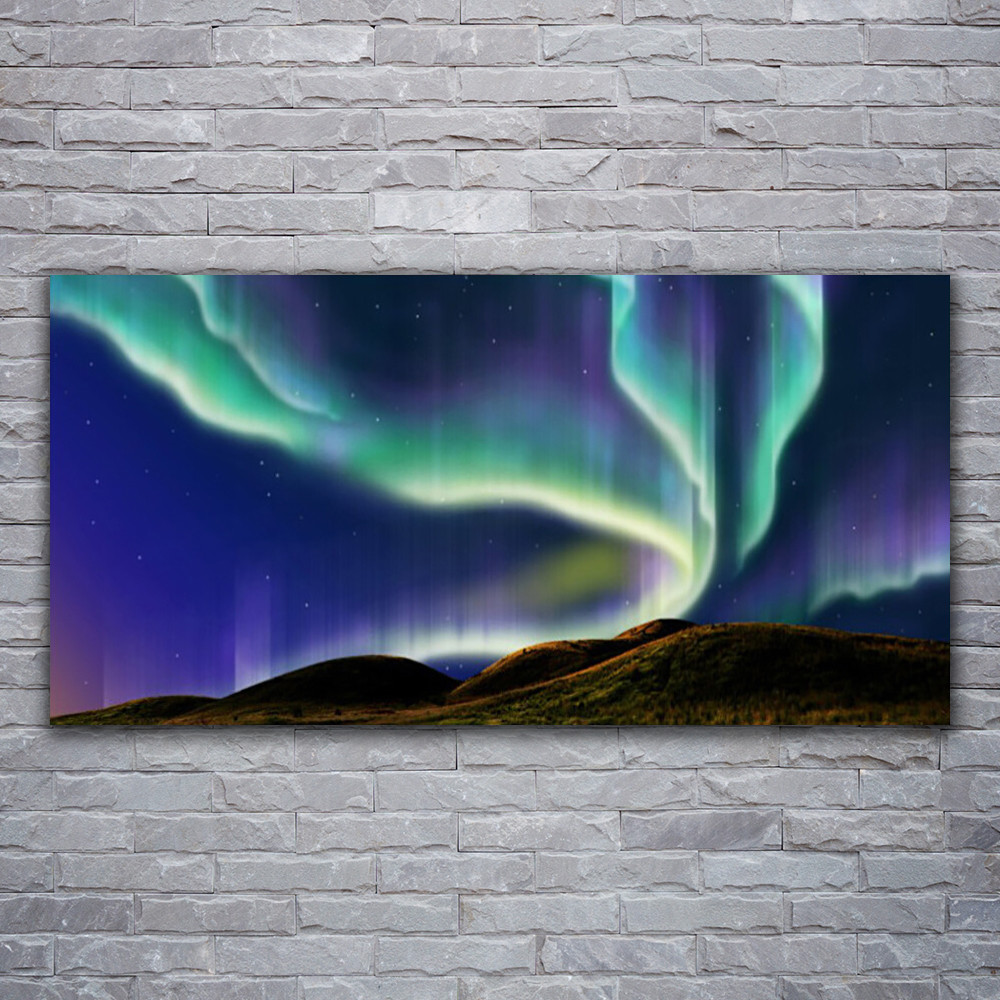 Paysage aurore tableau sur toile 120x60 cm pour habiller un grand mur vide sans effort
