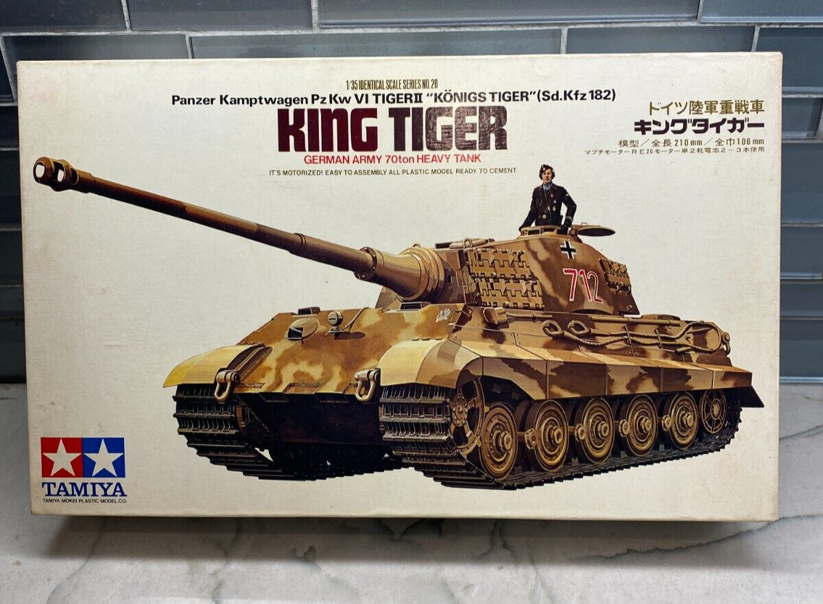 Tamiya 1/35 Identical Scale Series No. 20 King Tiger German Army