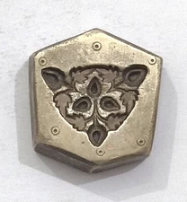 Vintage Bronze Jewelry Die Mold/Mould India Hand Engraved For Jewellery Making