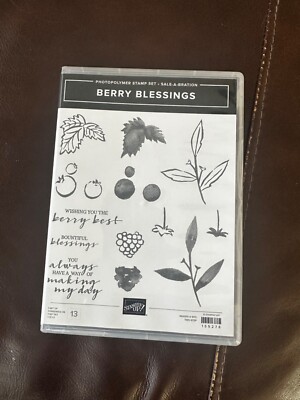 Stampin' Up! Berry Blessings Photopolymer Stamp Set 155276 New