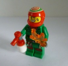 1 x LEGO&reg; Minifigur mit Helm wie auf dem Foto abgebildet! 01-