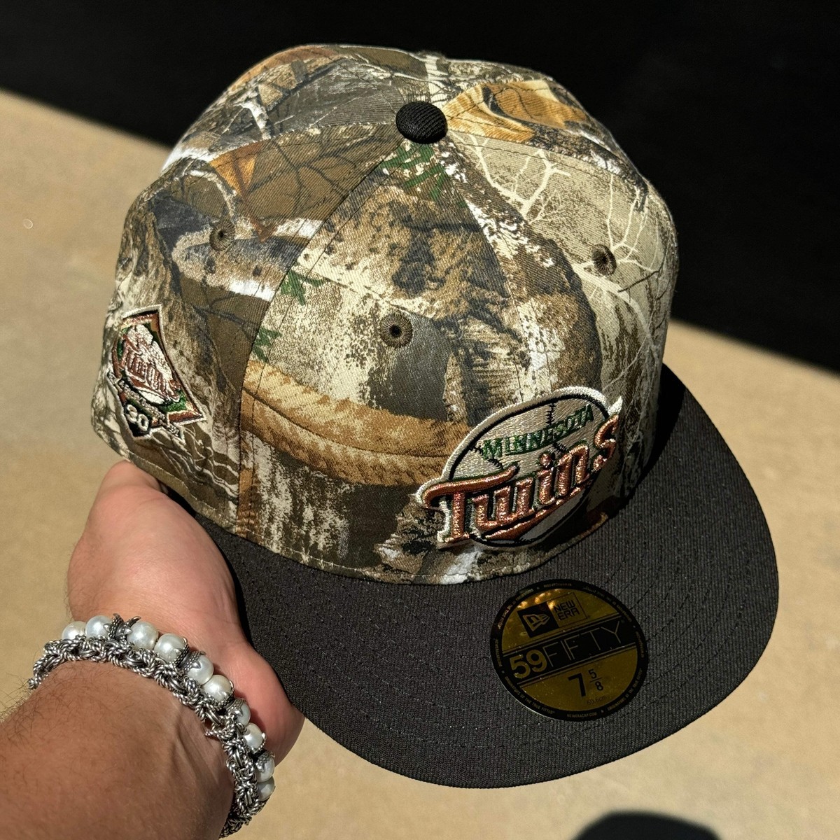 NEW 5/8 Camo Realtree Minnesota Twins 30th Anniversary 59fifty New