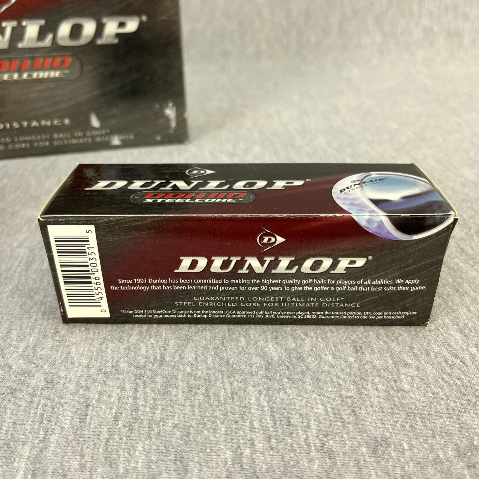 Dunlop DDH 110 Steelcore Golf Balls Box 12 ct. (One Dozen) New White