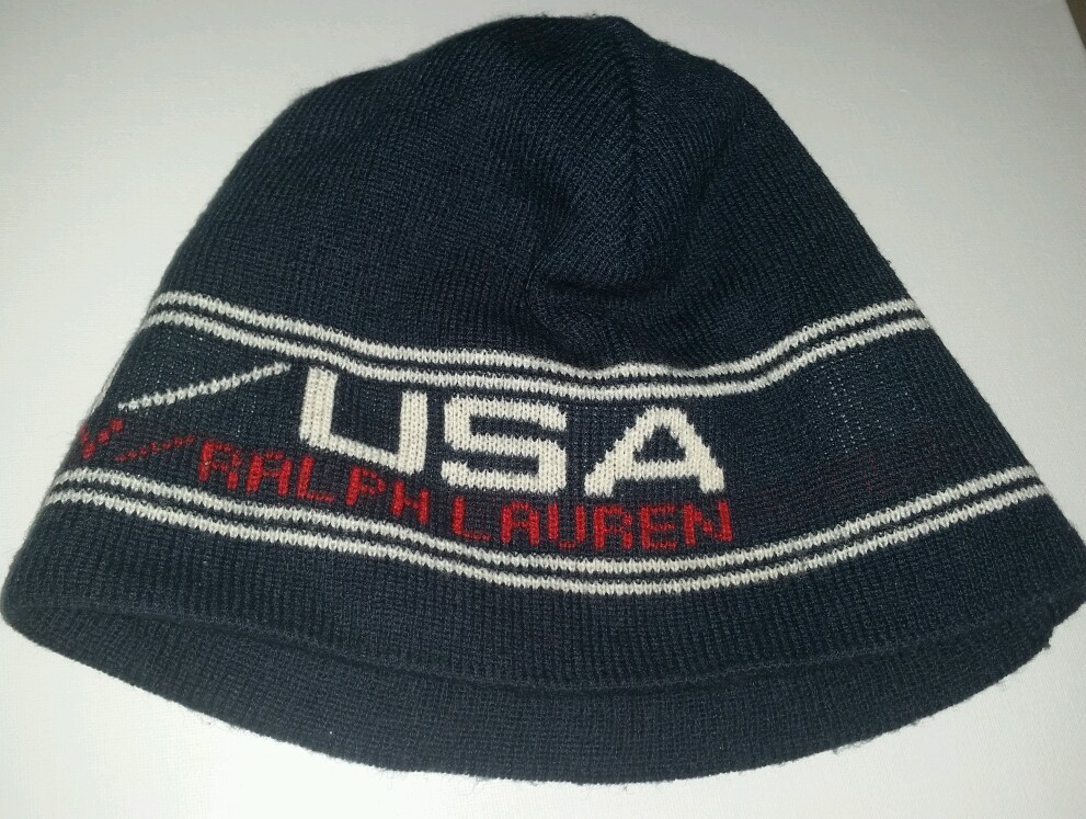 Polo Sport Ralph Lauren Stadium Series Vintage USA Knit Ski Hat