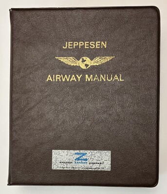 JEPPESEN Airway Manual Pilot Book w/Maps Charts Terminal Guides 1998 -''M'' States
