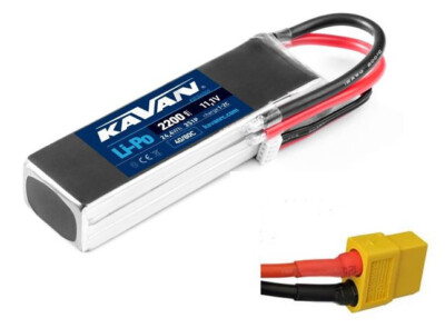 KAVAN Li-Po 2200mAh/11,1V 40/80C 24,4Wh mit XT60 Stecker**Top Qualität 40-80C***