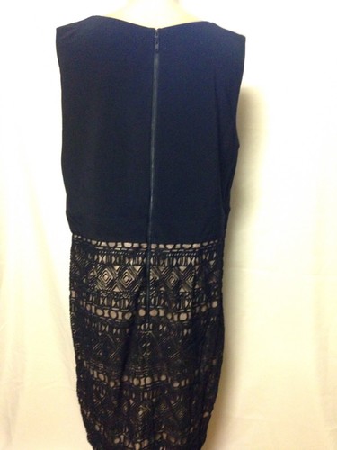 INC International Concepts Womens Boho Deep Black Dress 16W 67514W193 NWT - Picture 5 of 5
