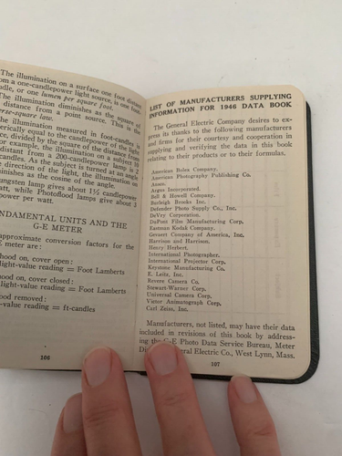 GE Fotodatenbuch 1946 mit Reparaturanleitung Karte Vintage - Bild 21 von 24