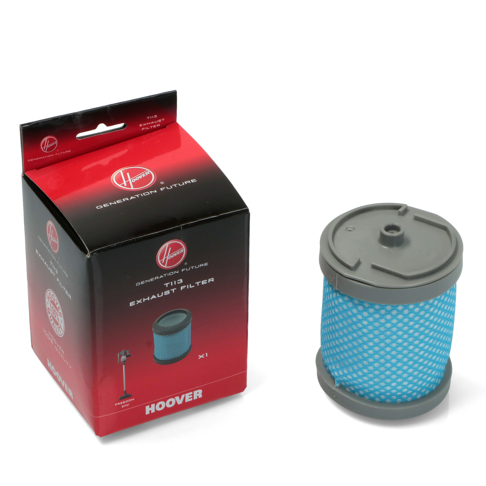 FILTRO CILINDRICO T113 ORIGINALE ASPIRAPOLVERE HOOVER FD22RP FREEDOM 2in1 356017