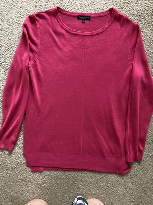 F&F Cerise Long Sleeved Jumper 12 UK