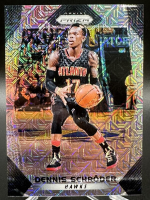 DENNIS SCHRODER ATLANTA HAWKS 2017-18 PANINI PRIZM MOJO PRIZM #101 /25