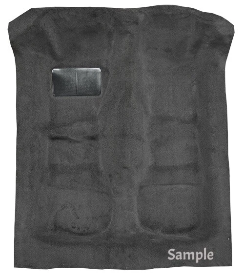 Alfombra negra para Dodge Raider 1987-1989 2 puertas área de pasajeros Foto 4 de 4