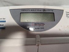 Detecto 8440 Baby Scale with Tray, Max 44lbs, Tray is Missing 2 Clips-Free Ship