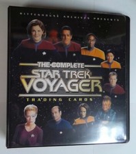 STAR TREK THE COMPLETE STAR TREK VOYAGER TRADING CARD ALBUM