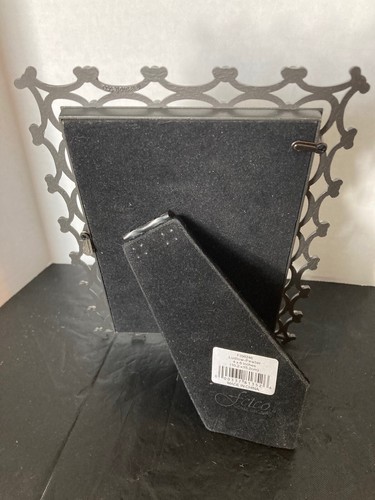 Photo Frame Ludlow-Pewter W/Rhinestones 4x6 In Picture - Picture 2 of 2