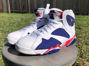 retro 7 red white and blue