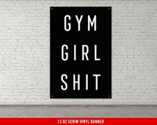 Home Gym Banner - Motivational Fitness Wall Decor for Women