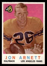 1959 Topps Football #70 Jon Arnett NM/MT *e1