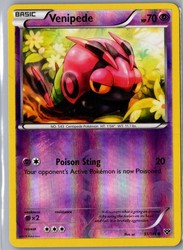 Venipede Reverse Holo XY Base Set 51/146