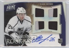 2011-12 Panini Prime Rookie Patch Auto Silver 8/50 Slava Voynov #125 Patch 03hd