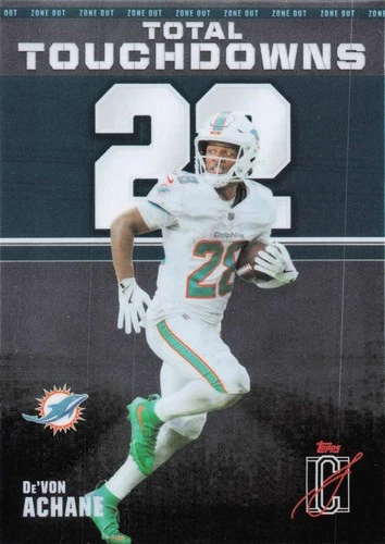 2025 Topps Signature De'Von Achane Base (RAW)