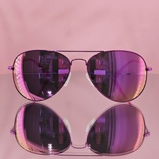 DIFF Sunglasses Aviator Cruz Pink Rush Metallic Pink Rush Mirror Vacation Gift