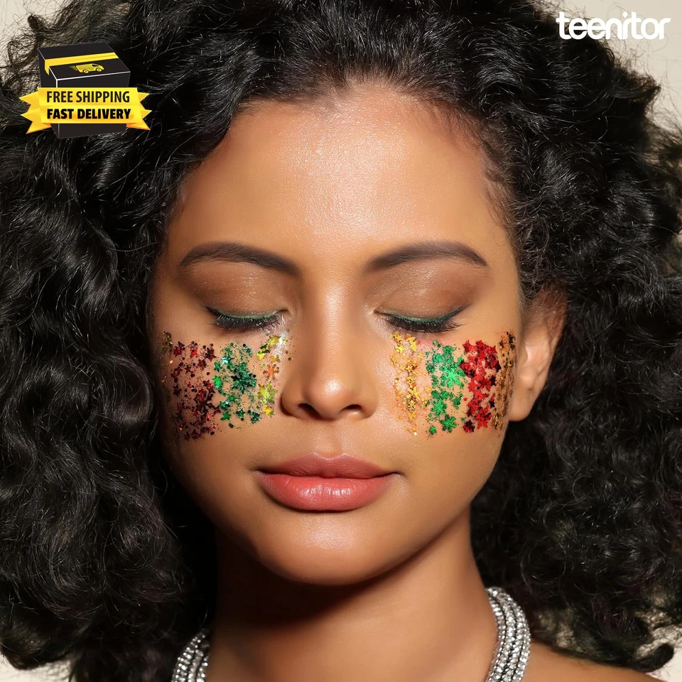 Gel Brillo Corporal Rostro Brillo, 6 Colores Brillo Maquillaje para Niños, Pintura Facial para Foto 4 de 4