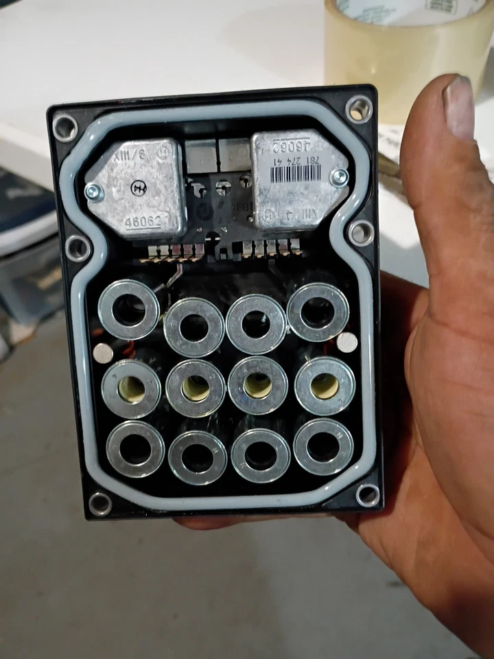 99-03 BMW E39 E38 740i 540i ABS módulo de bomba de freno antibloqueo DSC 0265950002 Reman Foto 2 de 4