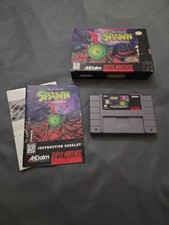 Spawn CIB SNES Super Nindendo Very Good Condition!