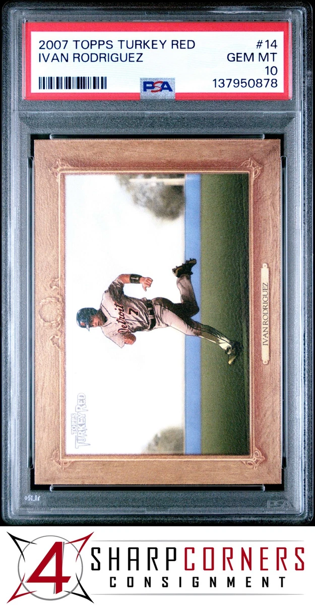 Ivan Rodriguez 10 Graded Baseball Sports Trading Cards