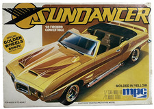 Mpc Sundancer 69 1969 Pontiac Firebird Convertible Vintage 1982 Model Kit New