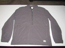 The North Face Men's Gray 1/2 Zip Up Long Sleeve Jacket Pullover Size M