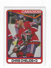 1990-91 TOPPS CHRIS CHELIOS #29 MONTREAL CANADIENS