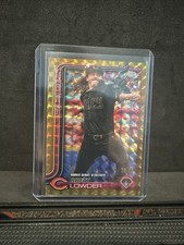 2025 Topps Chrome Update Rhett Lowder RC Rookie Gold Geometric /50 Reds