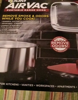 Voom  AirVac, Portable Range Hood, Removes Cooking Smoke and Odors