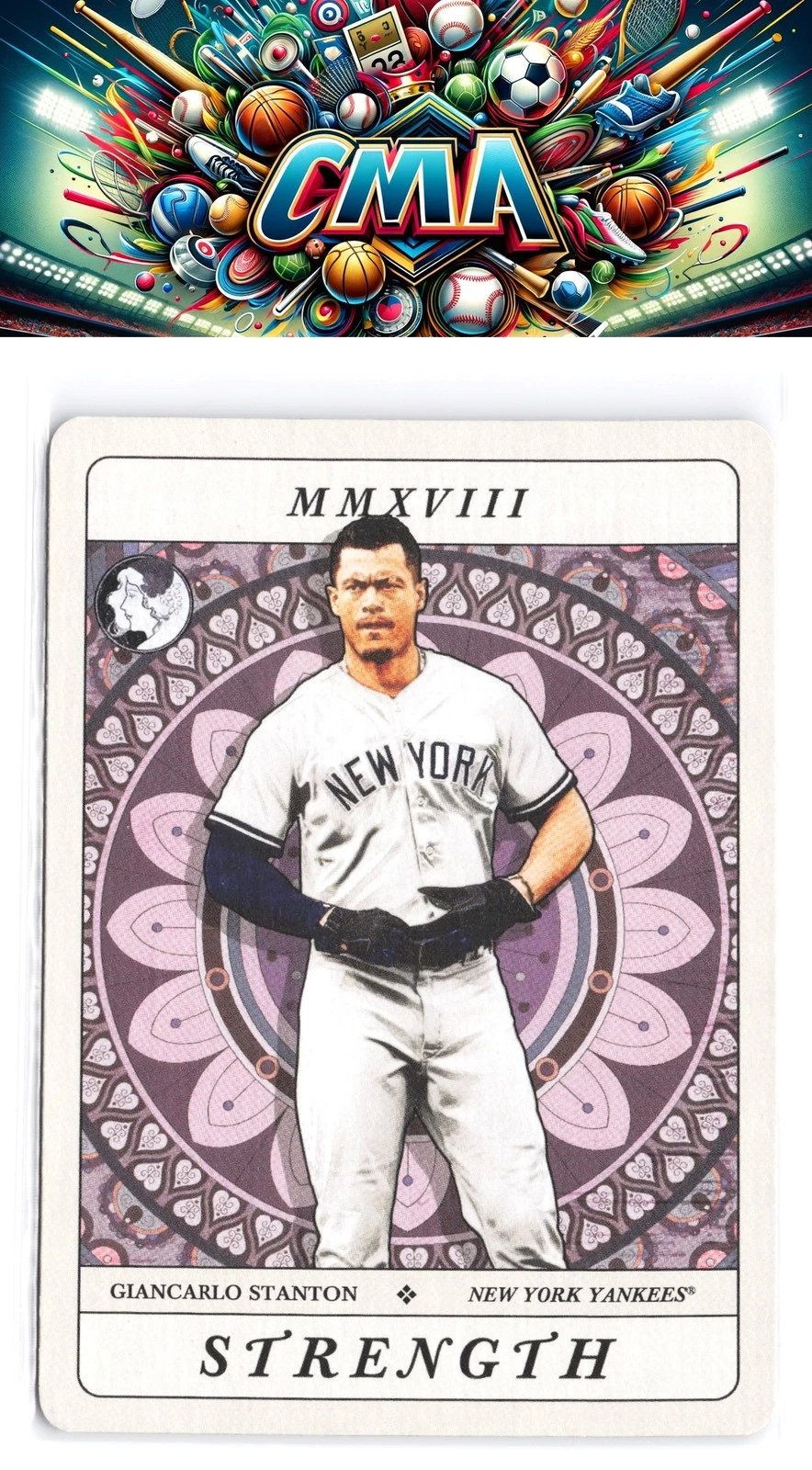 2018 Topps Gypsy Queen #TOD-3 Giancarlo Stanton Tarot of the Diamond