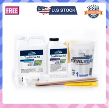 5:1 Marine Epoxy Resin Kit for Bonding, Filleting, Coating, and Laminating
