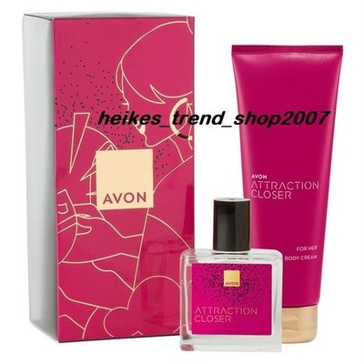 AVON Parfum Attraction Closer für Sie im Geschenkset orientalisch Neu