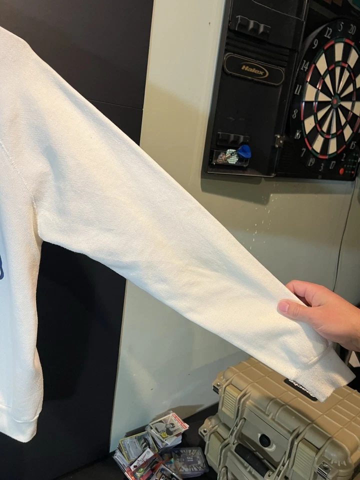 VTG UNC NORTH CAROLINA TARHEELS 1988 TULTEX CREW NECK WHITE SIZE XL 2 GRAPHIC - Image 4 of 4