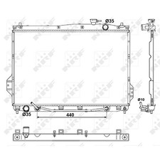 Radiateur Hyundai IX55