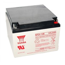 Yuasa NP24-12B- NP24-12B SLA BATTERY 12VOLT 24AH NUT AND BOLT
