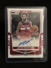 2024-25 Panini Donruss Optic - Signature Series Justin Champagnie.