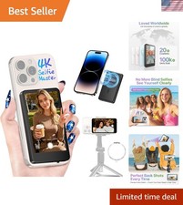 4K Selfie Monitor Screen with Encrypted Wireless - Perfect for Vloggers  TikTok