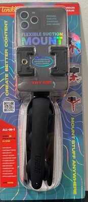 Tenikle Pro Flexible Tripod Bendable Suction Cup Camera & Phone Mount Black NEW