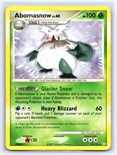 Abomasnow 19/123 Rare Mysterious Treasures Pokemon Lightly Played