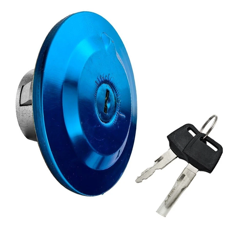 YBR125 Motorcycle Tank Cap Replacement Ignition Key Switch Fuel Tank Lock - Image 3 of 4