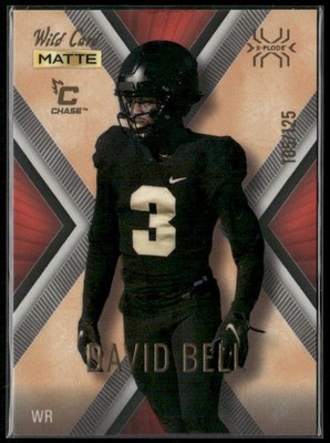 2022 Wild Card Matte #MXP-10 David Bell X-Plode Red/Light Orange X #/125